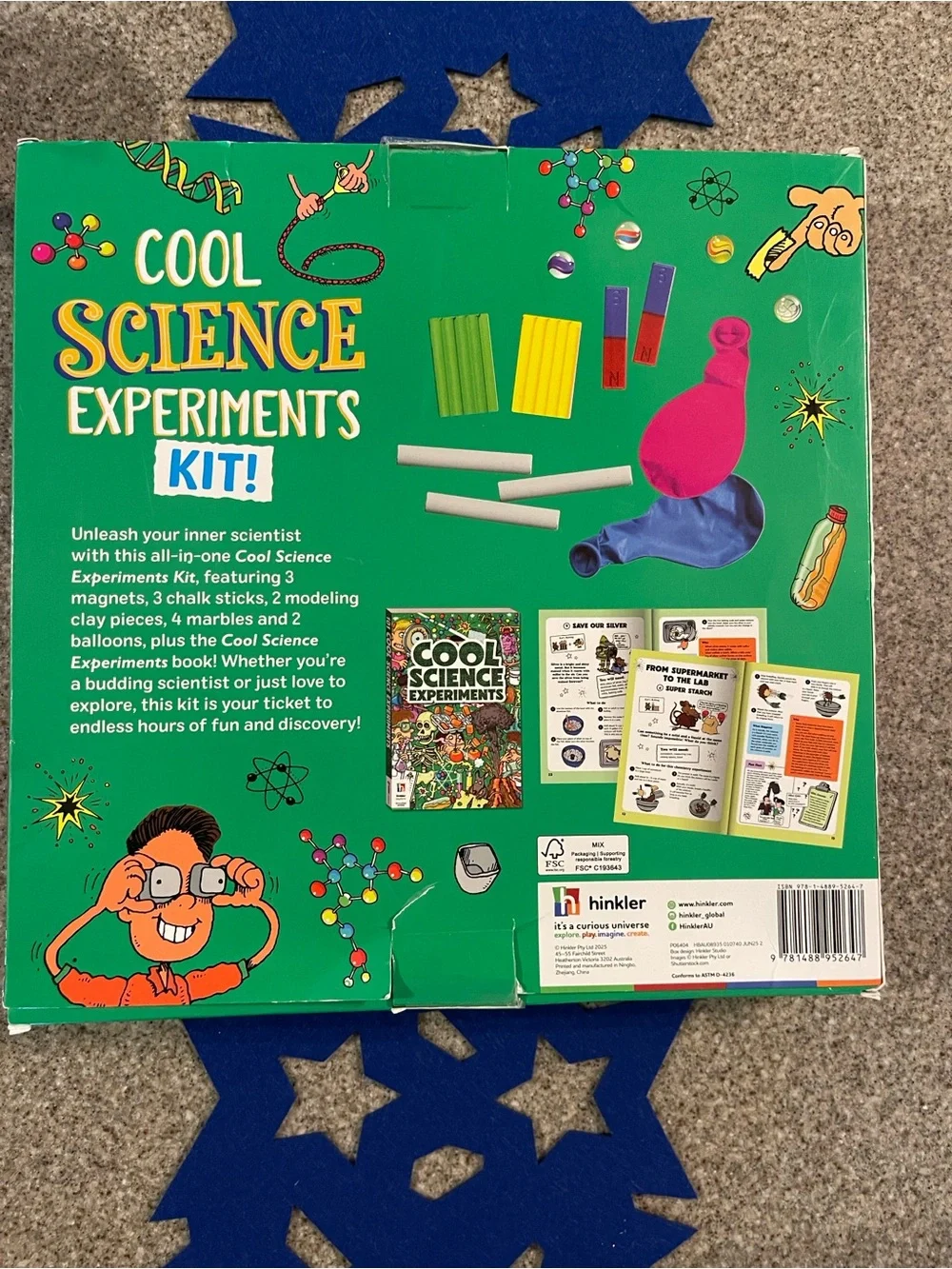 Cool Science Experiments Kit by Hinkler